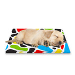 Colorful Cow Print Pet Cooling Mat Cover