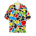 Colorful Cow Print Rayon Hawaiian Shirt