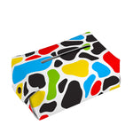 Colorful Cow Print Rectangle Tissue Box Cover