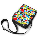 Colorful Cow Print Rectangular Crossbody Bag