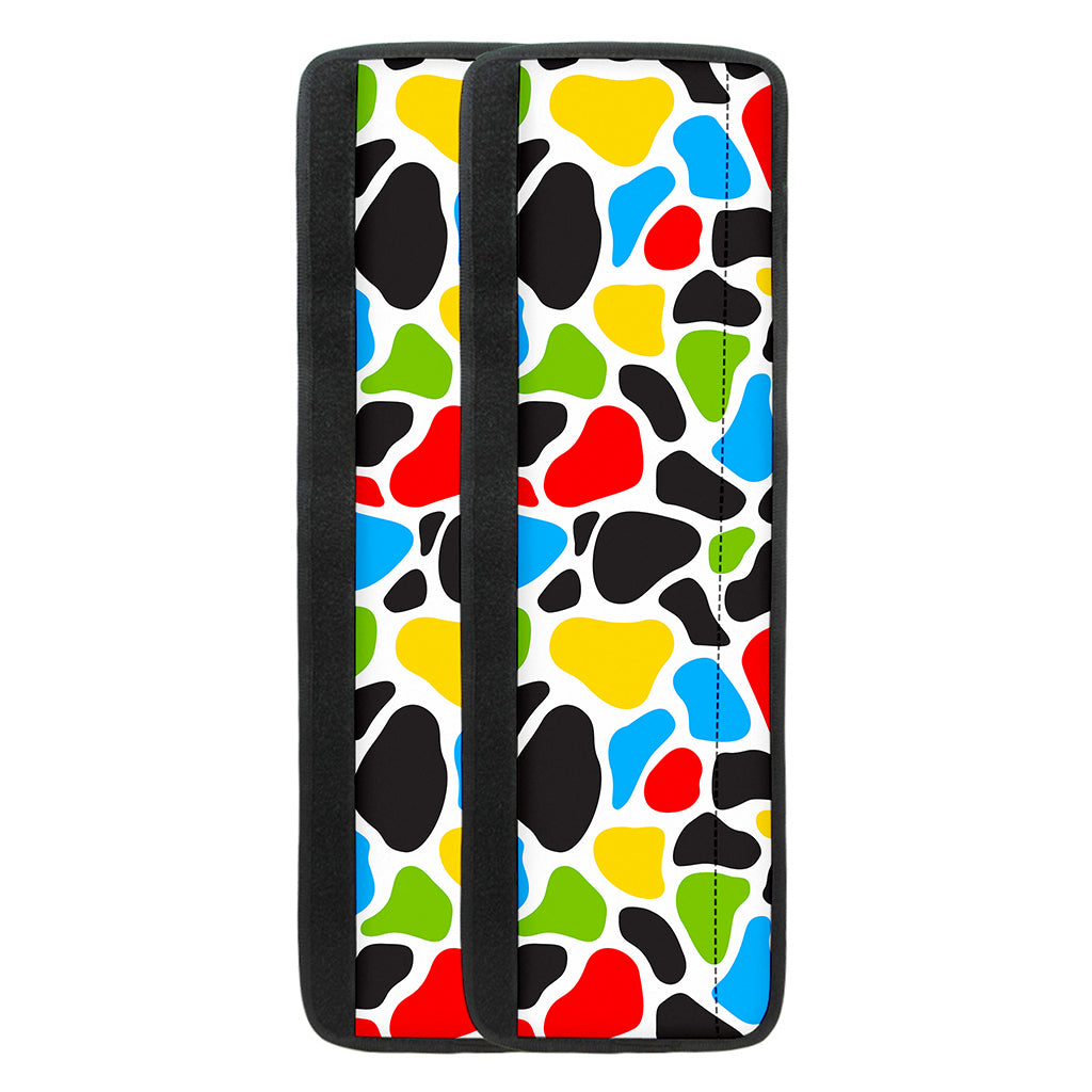 Colorful Cow Print Refrigerator Handle Covers