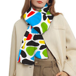 Colorful Cow Print Scarf