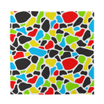 Colorful Cow Print Silk Bandana