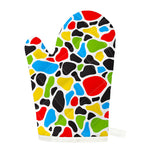 Colorful Cow Print Single Oven Mitt