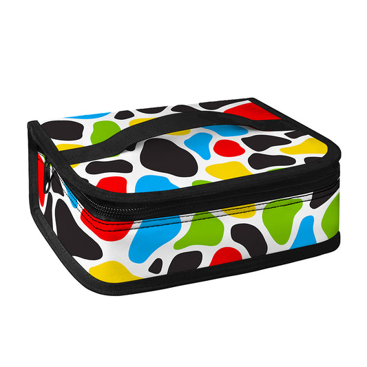 Colorful Cow Print Small Lunch Bag