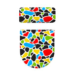 Colorful Cow Print Toilet Lid And Tank Cover Set