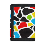 Colorful Cow Print Trifold Wallet