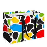 Colorful Cow Print Utility Tote Bag
