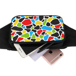 Colorful Cow Print Waist Bag