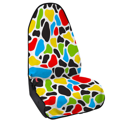 Colorful Cow Print Waterproof Car Seat Cover