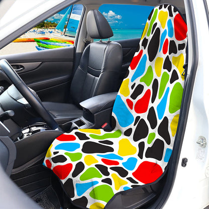 Colorful Cow Print Waterproof Car Seat Cover