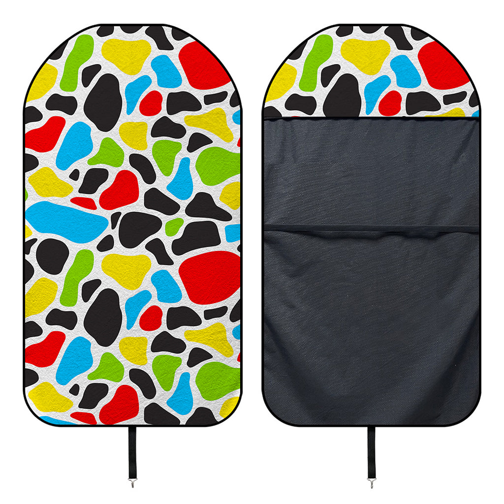 Colorful Cow Print Waterproof Car Seat Cover