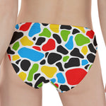 Colorful Cow Print Women's Panties
