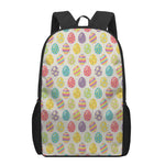 Colorful Cute Easter Eggs Pattern Print 17 Inch Backpack