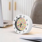 Colorful Cute Easter Eggs Pattern Print Alarm Clock