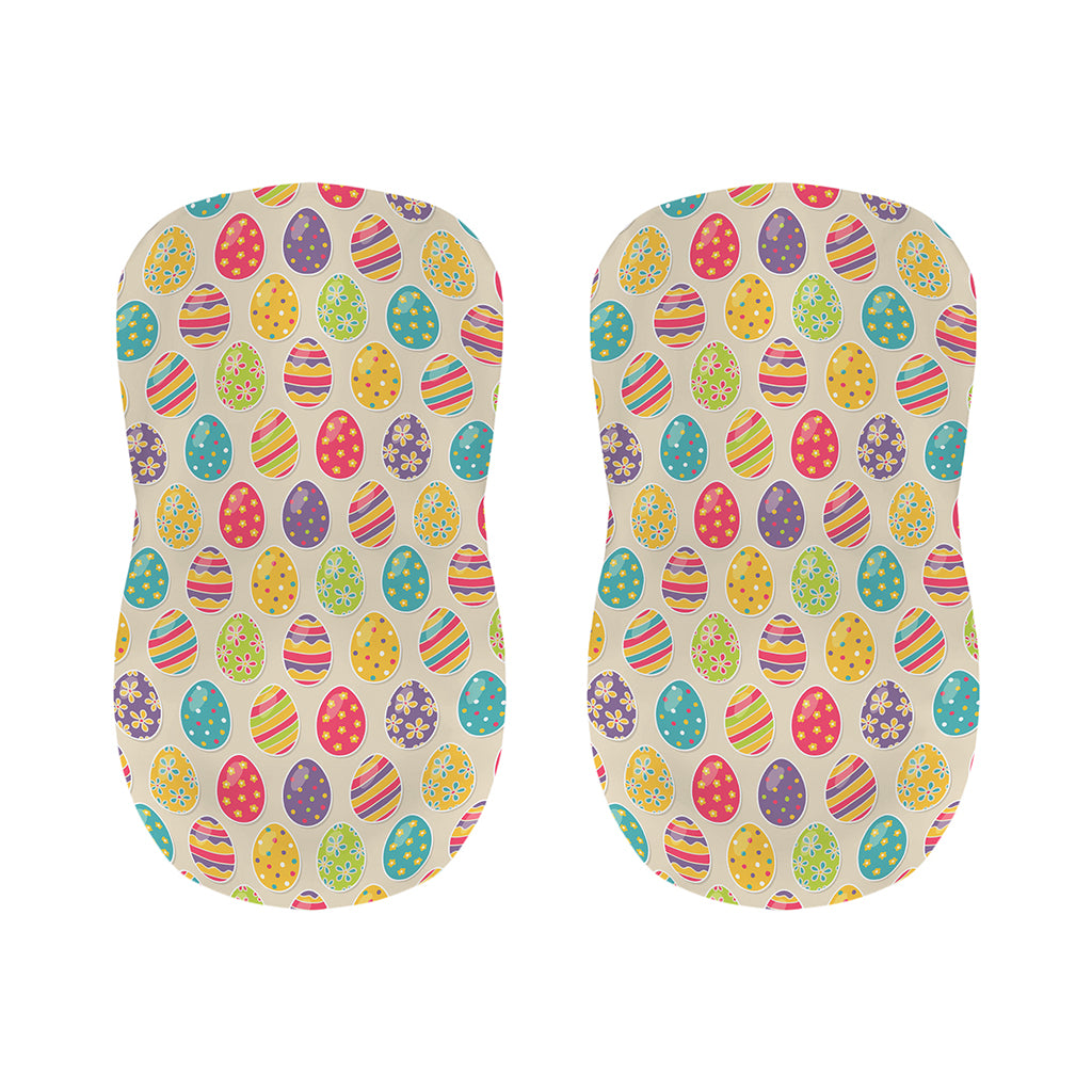 Colorful Cute Easter Eggs Pattern Print Bar Stool Covers