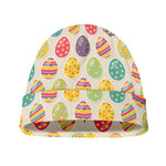 Colorful Cute Easter Eggs Pattern Print Beanie