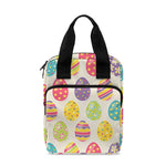 Colorful Cute Easter Eggs Pattern Print Bible Tote Bag