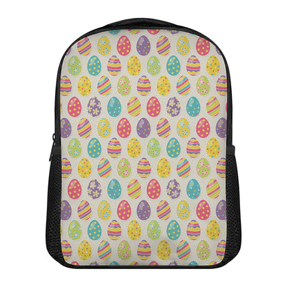 Colorful Cute Easter Eggs Pattern Print Casual Backpack