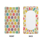 Colorful Cute Easter Eggs Pattern Print Changing Pad Cover