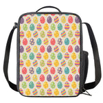 Colorful Cute Easter Eggs Pattern Print Crossbody Lunch Bag