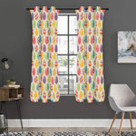 Colorful Cute Easter Eggs Pattern Print Curtain