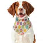 Colorful Cute Easter Eggs Pattern Print Dog Bandana