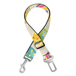 Colorful Cute Easter Eggs Pattern Print Dog Seat Belt