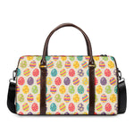 Colorful Cute Easter Eggs Pattern Print Duffle Bag