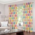 Colorful Cute Easter Eggs Pattern Print Extra Wide Grommet Curtains