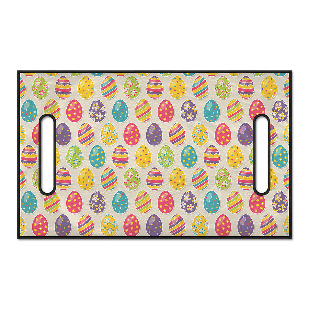 Colorful Cute Easter Eggs Pattern Print Golf Cart Seat Cover
