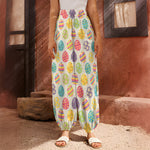 Colorful Cute Easter Eggs Pattern Print Harem Pants