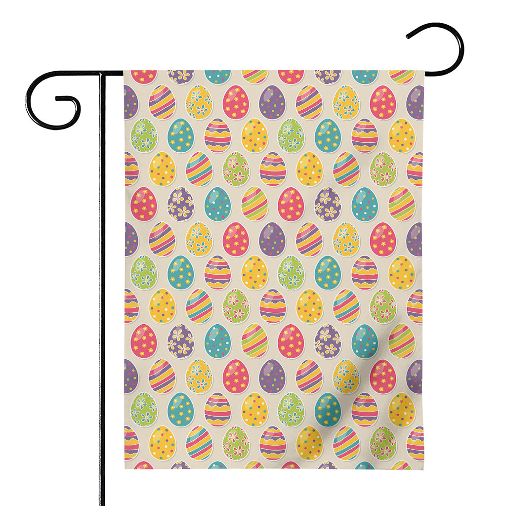 Colorful Cute Easter Eggs Pattern Print House Flag