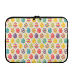 Colorful Cute Easter Eggs Pattern Print Laptop Sleeve