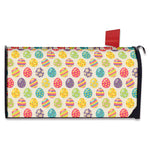 Colorful Cute Easter Eggs Pattern Print Mailbox Cover