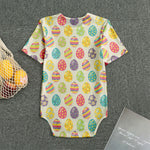 Colorful Cute Easter Eggs Pattern Print Men's Bodysuit