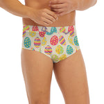 Colorful Cute Easter Eggs Pattern Print Men's Briefs