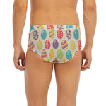 Colorful Cute Easter Eggs Pattern Print Men's Briefs