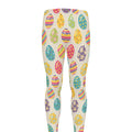 Colorful Cute Easter Eggs Pattern Print Men's Leggings