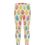 Colorful Cute Easter Eggs Pattern Print Men's leggings