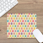 Colorful Cute Easter Eggs Pattern Print Mouse Pad