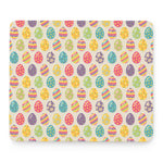 Colorful Cute Easter Eggs Pattern Print Mouse Pad