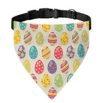 Colorful Cute Easter Eggs Pattern Print Over The Collar Dog Bandana