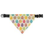 Colorful Cute Easter Eggs Pattern Print Over The Collar Dog Bandana