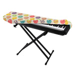 Colorful Cute Easter Eggs Pattern Print Piano Keyboard Cover