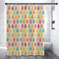 Colorful Cute Easter Eggs Pattern Print Premium Shower Curtain