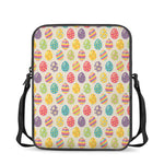 Colorful Cute Easter Eggs Pattern Print Rectangular Crossbody Bag