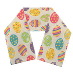 Colorful Cute Easter Eggs Pattern Print Scarf