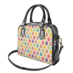 Colorful Cute Easter Eggs Pattern Print Shoulder Handbag