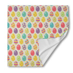Colorful Cute Easter Eggs Pattern Print Silk Bandana